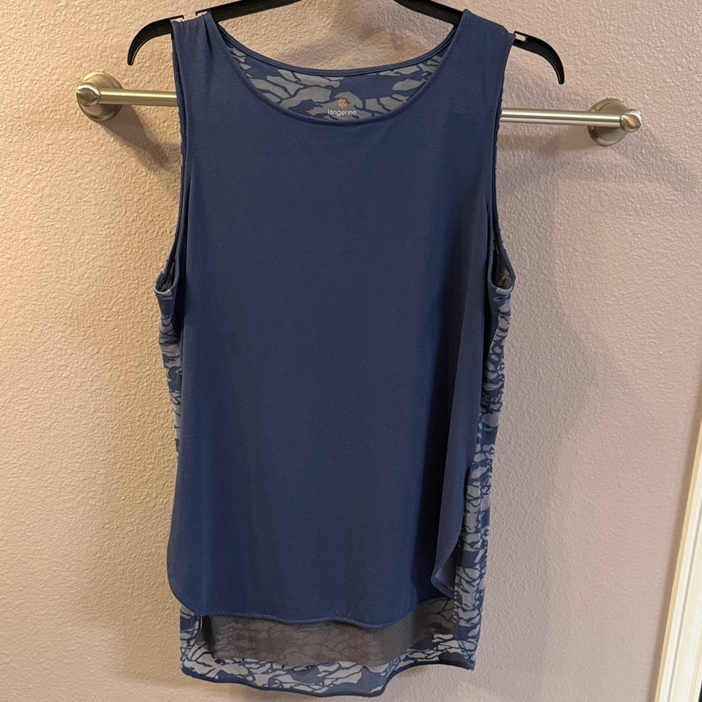 Tangerine blue Sleeveless Women's Top